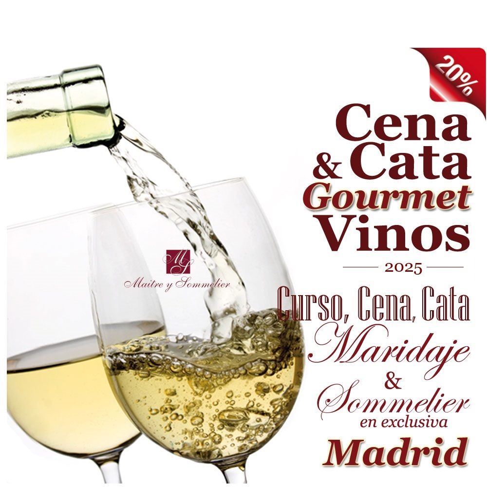 Cata de Vinos en Madrid con Cena Maridaje